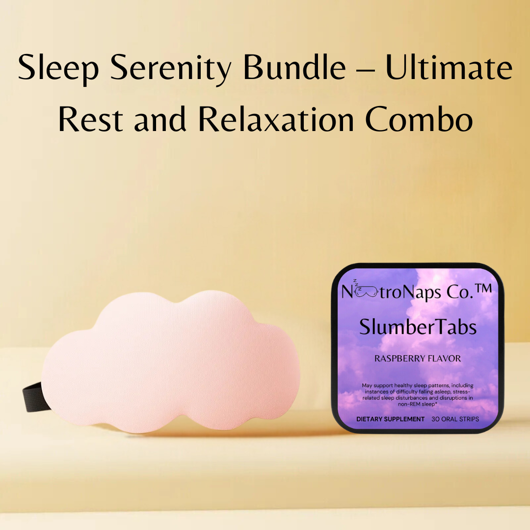 Peach Pink DreamShades and Slumber Tabs Sleep Bundle