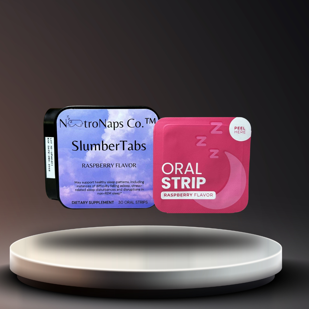 NootroNaps Co.™ Slumber Tabs, a natural sleep aid for restful nights